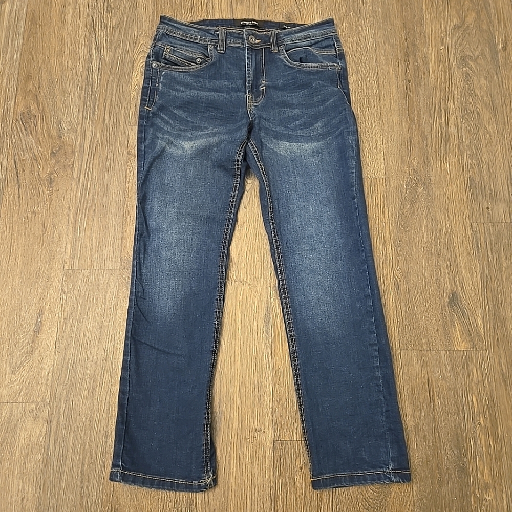 Kenneth Cole Women’s Blue Jeans Size 12 Slim Fit Denim Pants